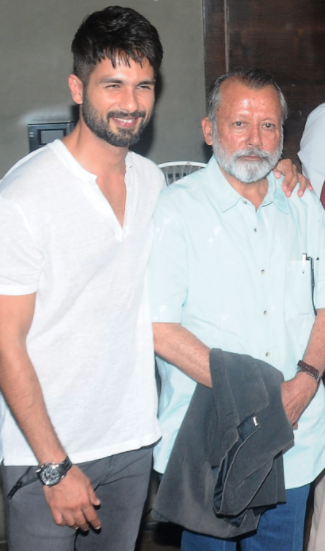 Pankaj Kapur and Shahid Kapoor